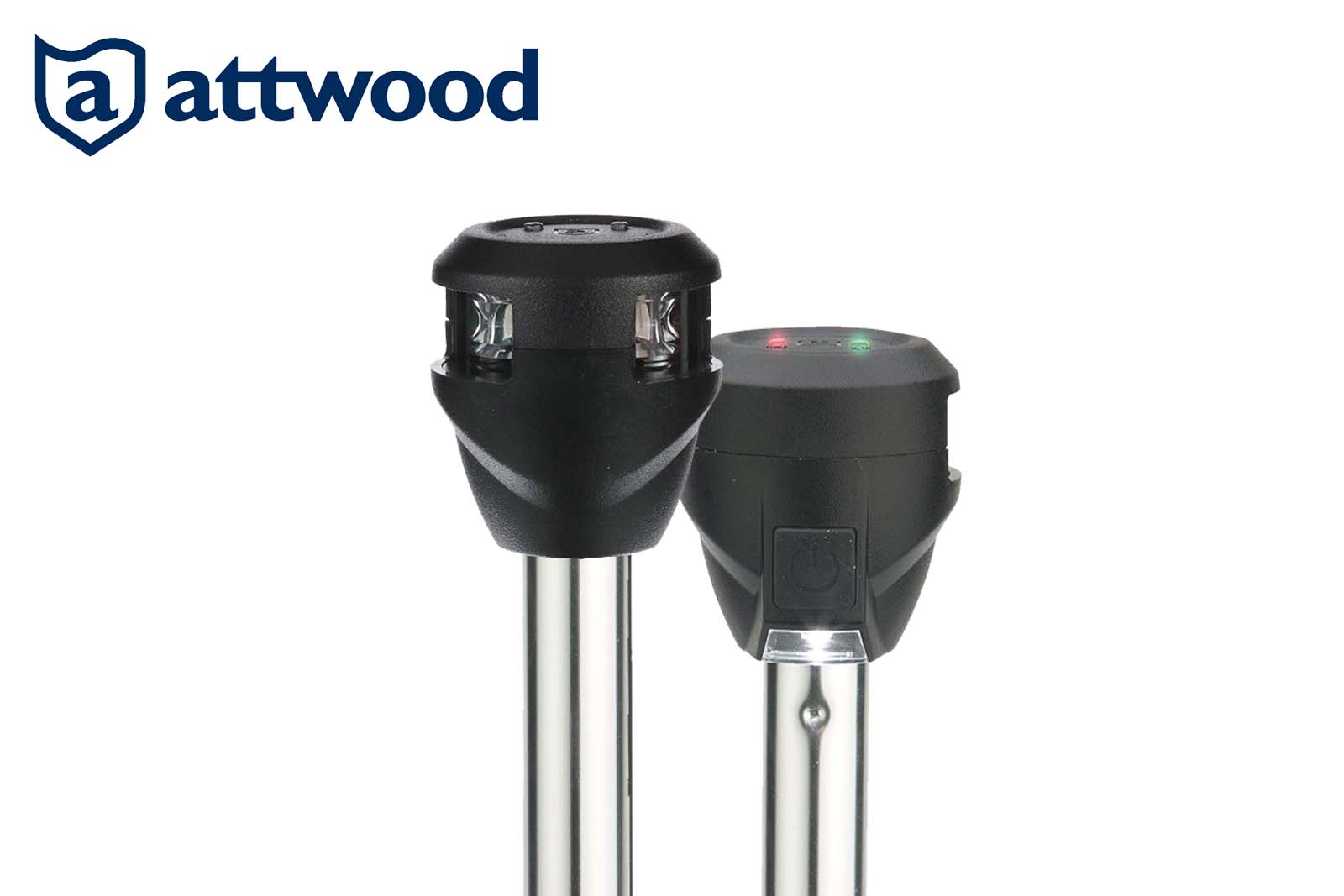 Attwood LightArmor LED-Positionslicht Aufbaumontage ATT-NV6LC1-14-1, Vorder- und Rückseite