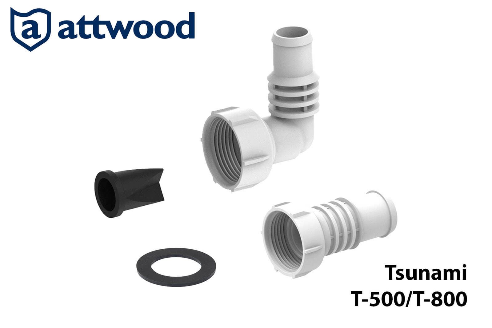 Attwood Schlauchanschlüsse für Sahara Mk2 | Tsunami Mk2