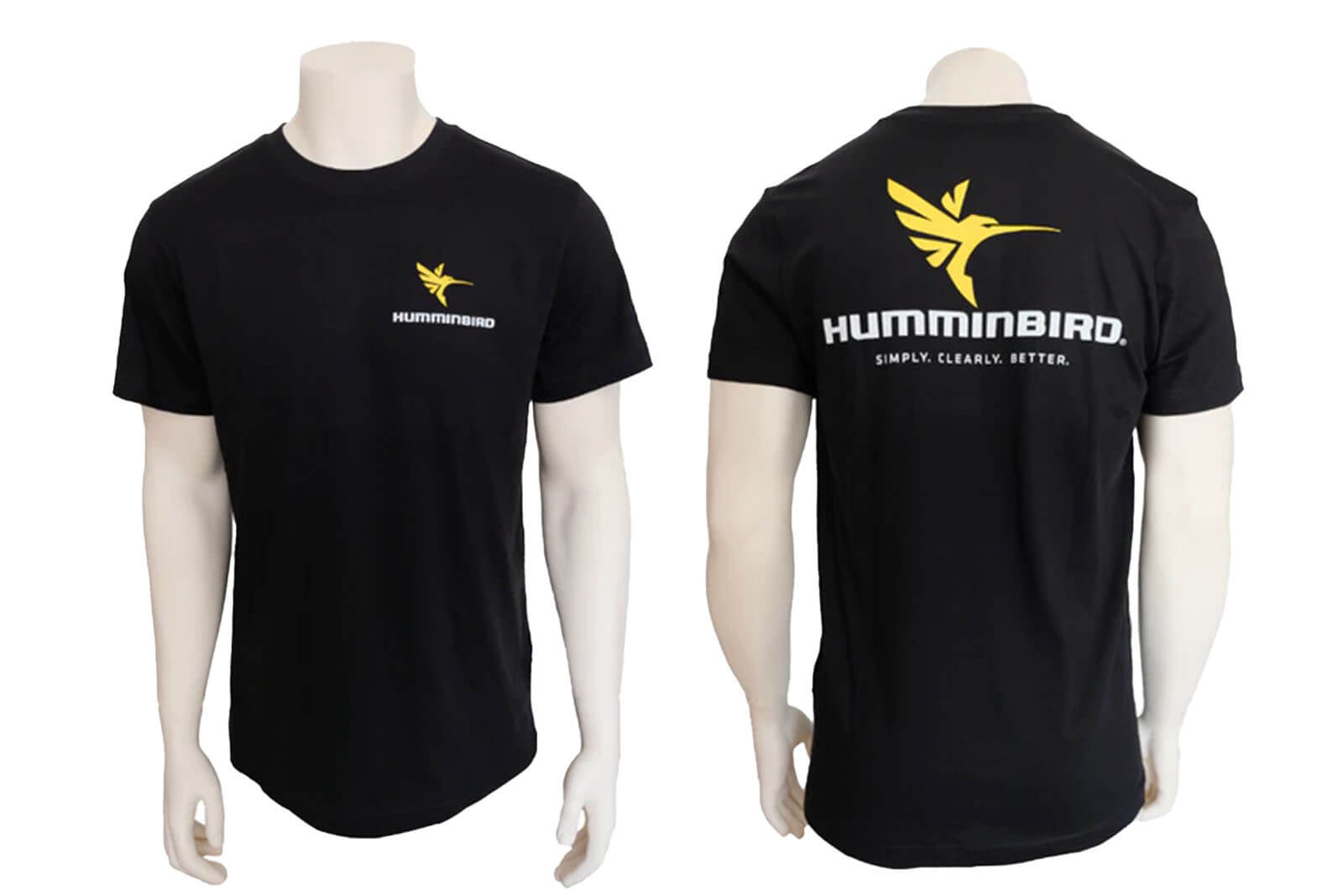 Humminbird T-Shirt, schwarz mit Logoaufdruck