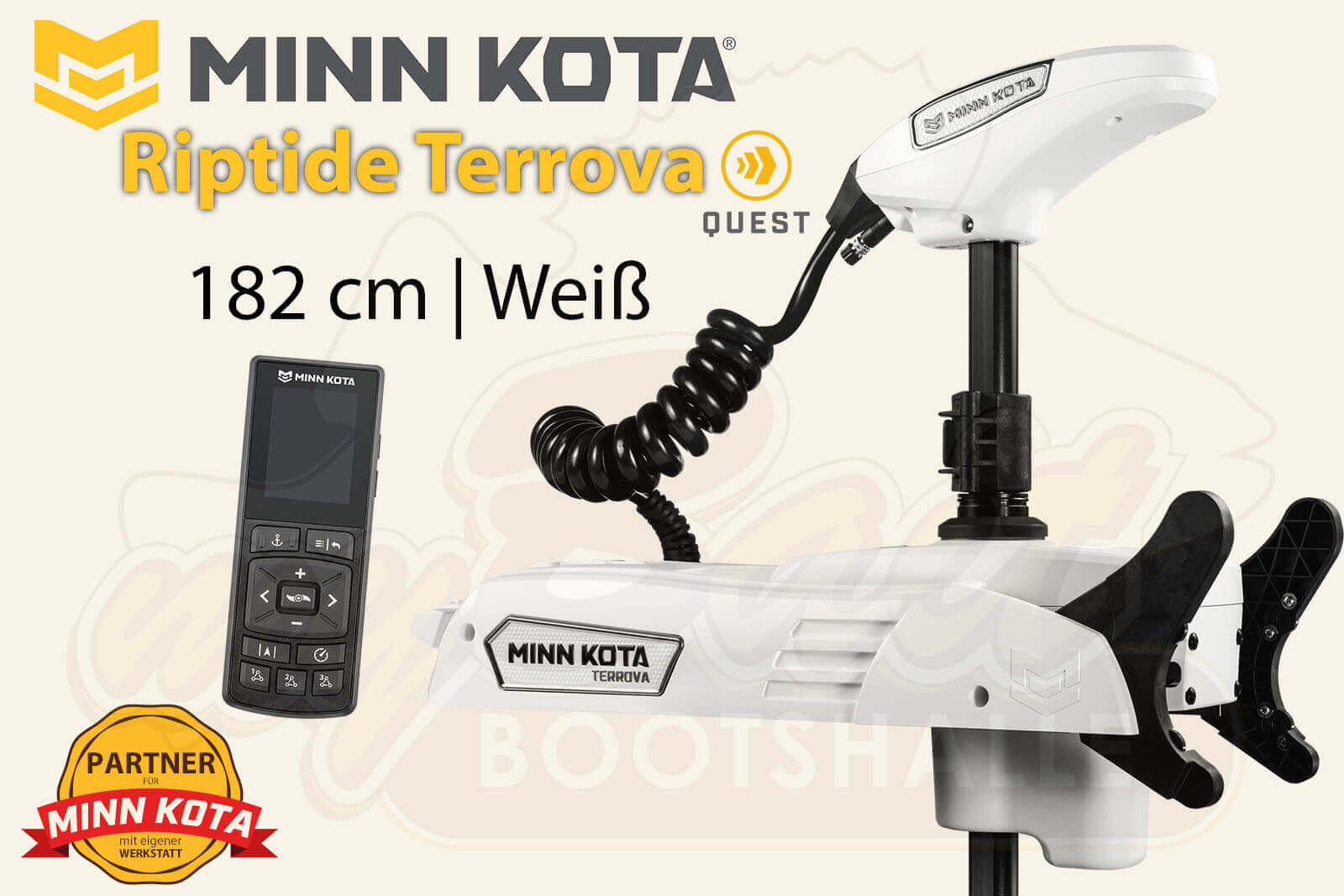 Minn Kota Riptide Terrova QUEST 182cm, weiß