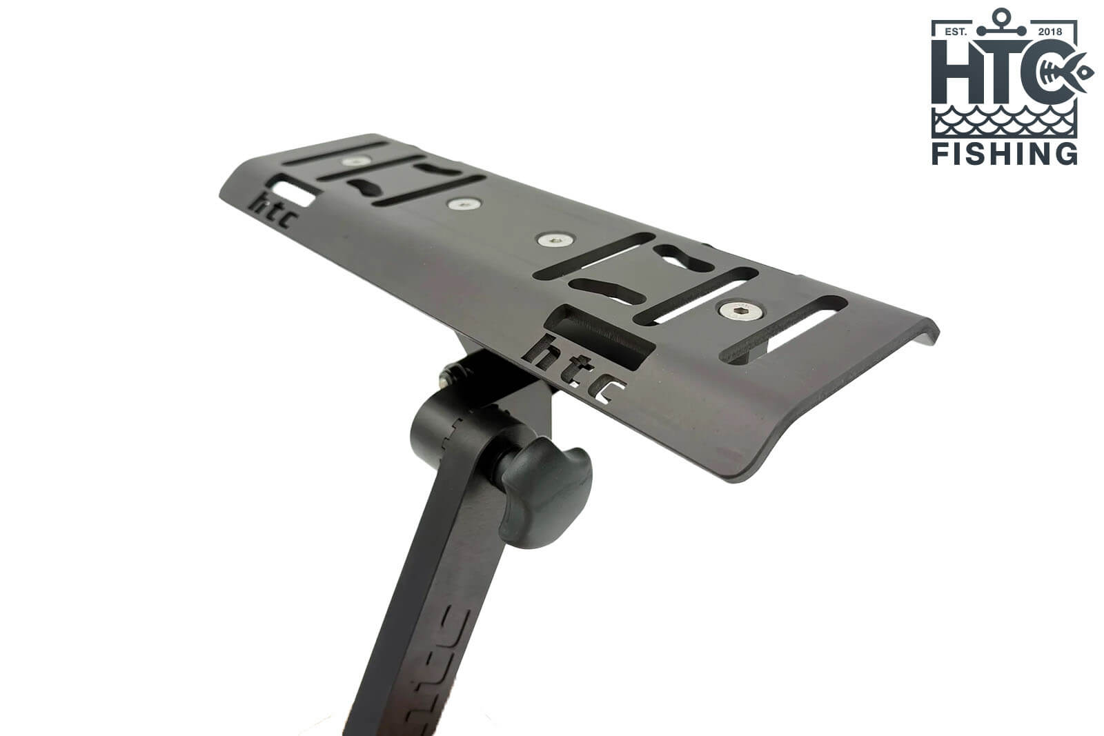 HTC Echolothalterung Capo, Detailansicht Montageplatte fürs Echolot