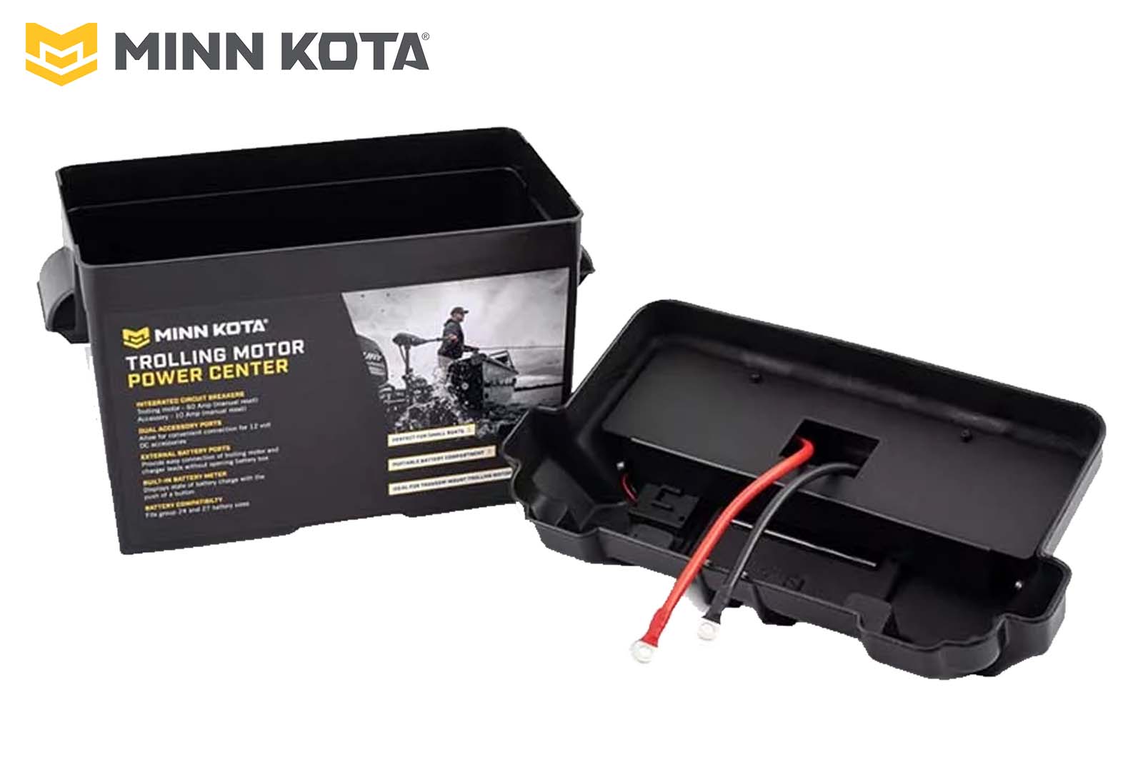 Minn Kota Batterie Power Center, offen