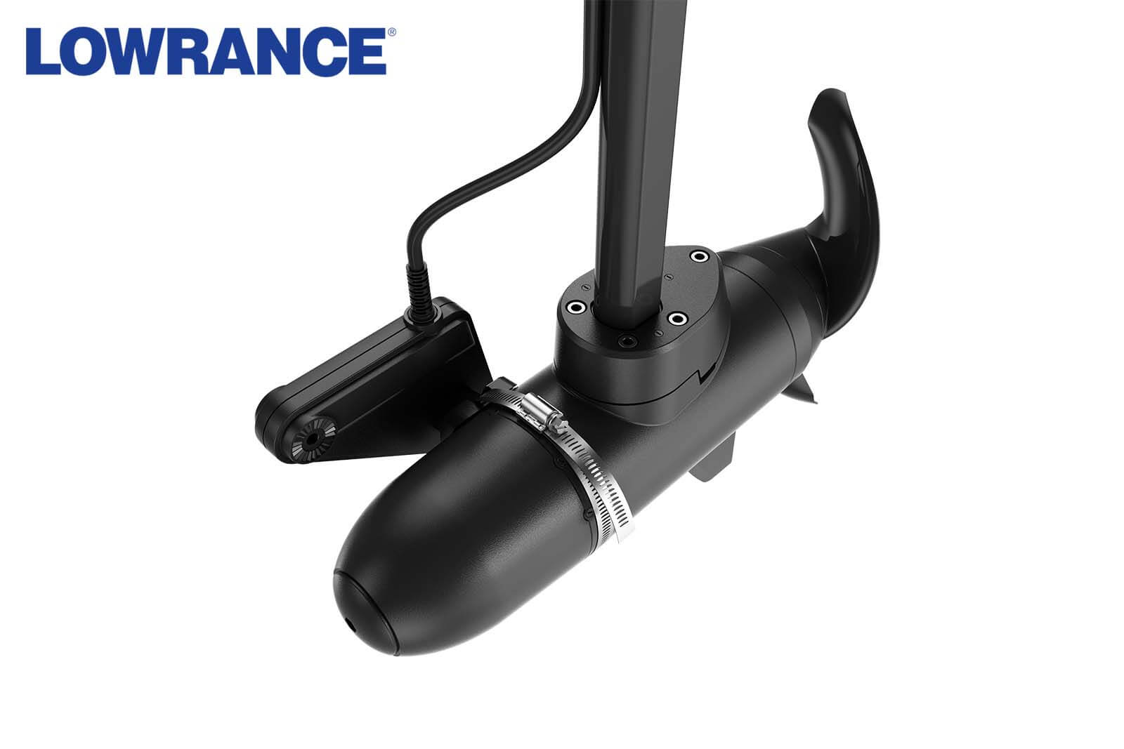 Lowrance Eagle Eye Live XDCR Geber am Motor montiert
