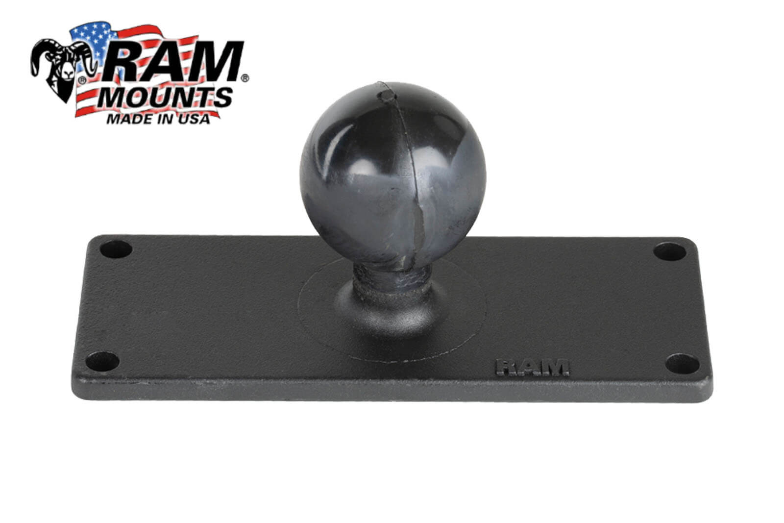 RAM Mount rechteckige Basisplatte mit Kugelverbindung