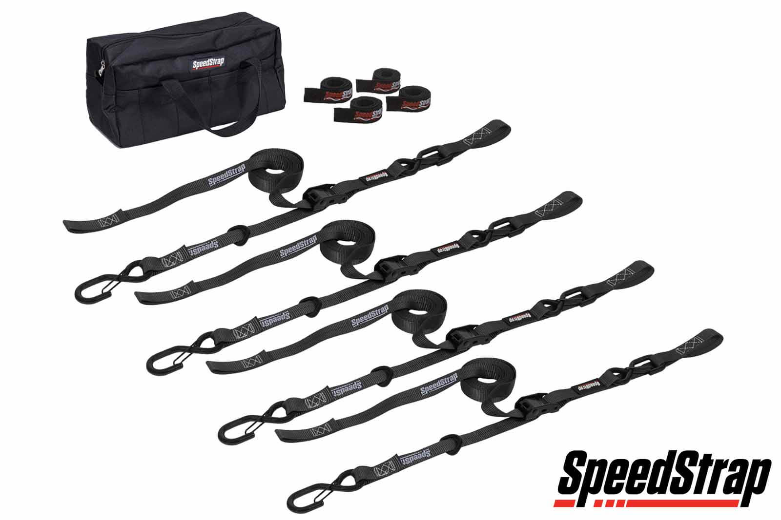 SpeedStrap Spanngurt-Kit mit Cam-Lock, 300 cm, schwarz