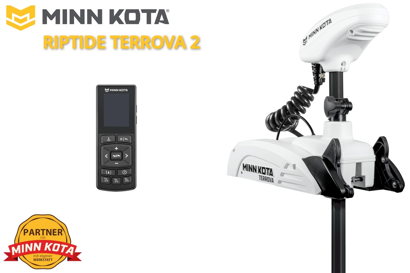 Minn Kota Riptide Terrova 2 Elektro-Bootsmotor mit Wireless Remote