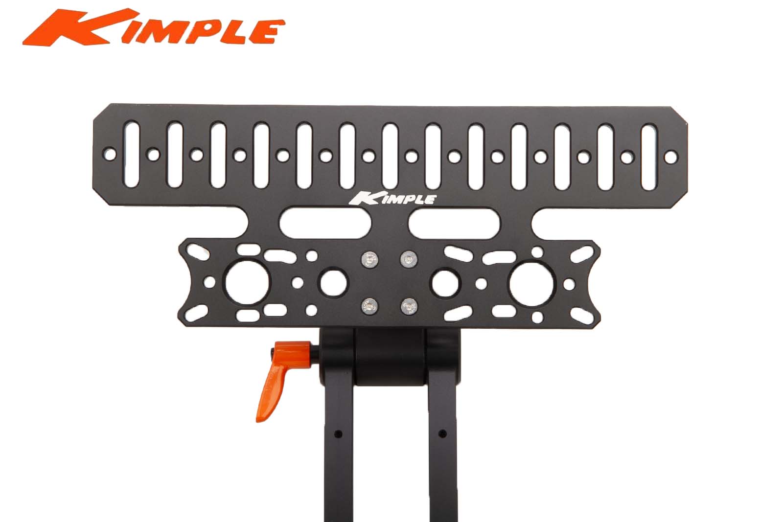 Kimple Premium Dual Fish Finder Mount – Gelenkhalter für zwei Echolote