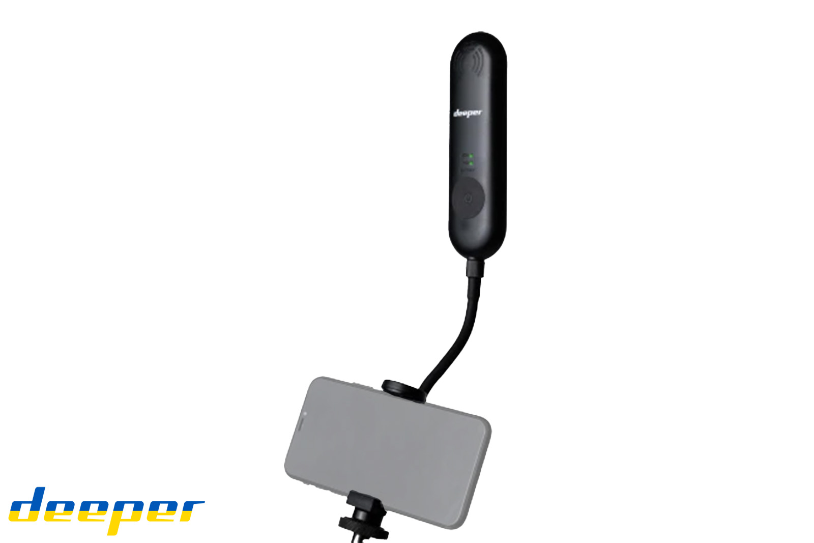 Deeper Range Extender Kit Detailansicht Handyhalterung mit Extender