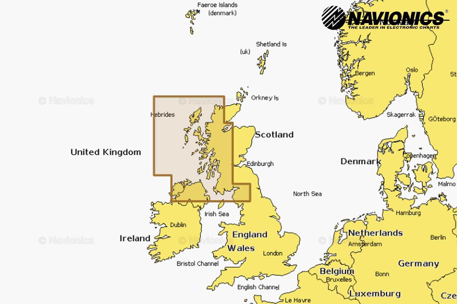 Navionics Plus Seekarte