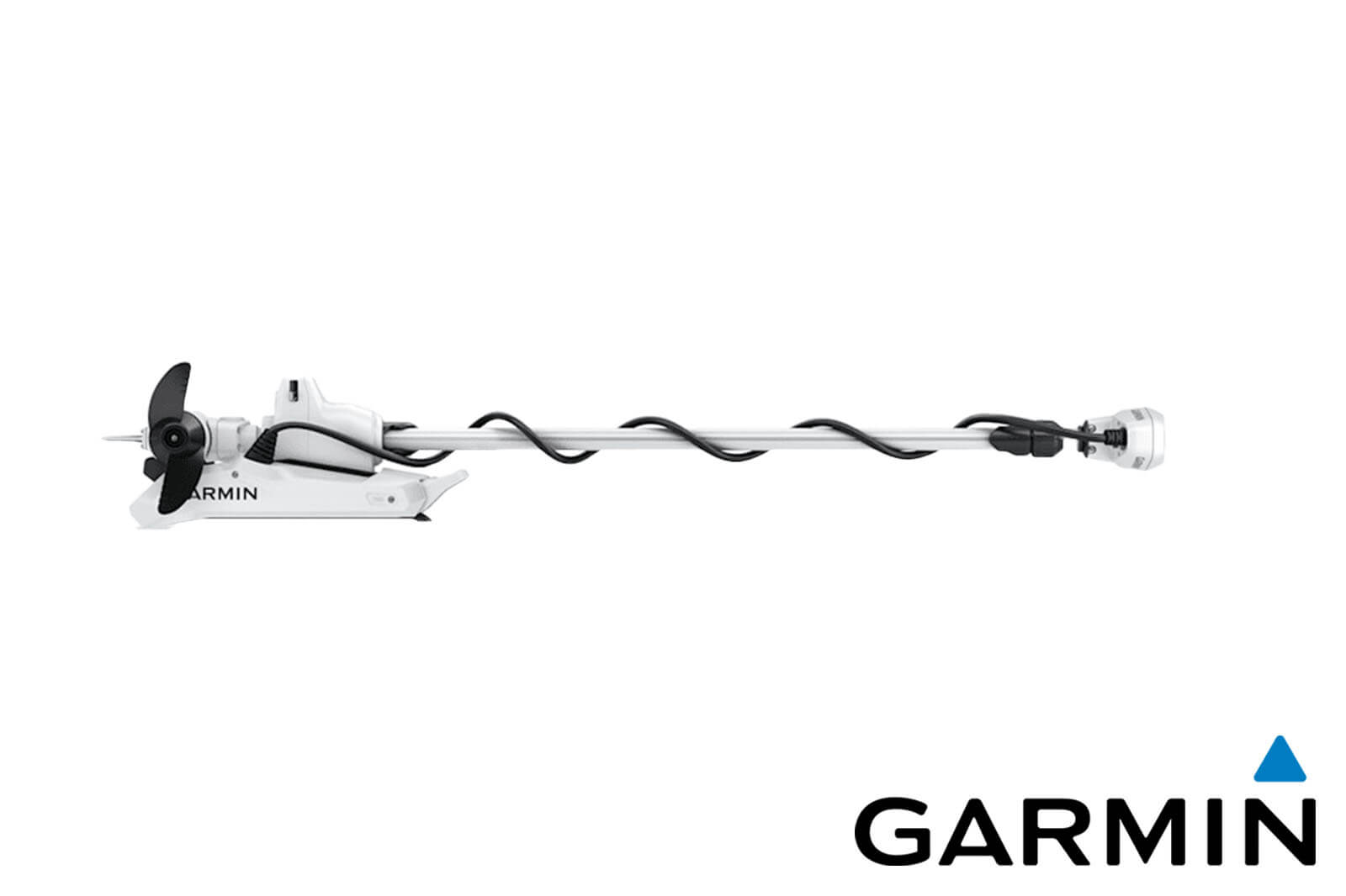 Garmin Force Kraken Elektromotor weiß 121 cm  zusammengeklappt