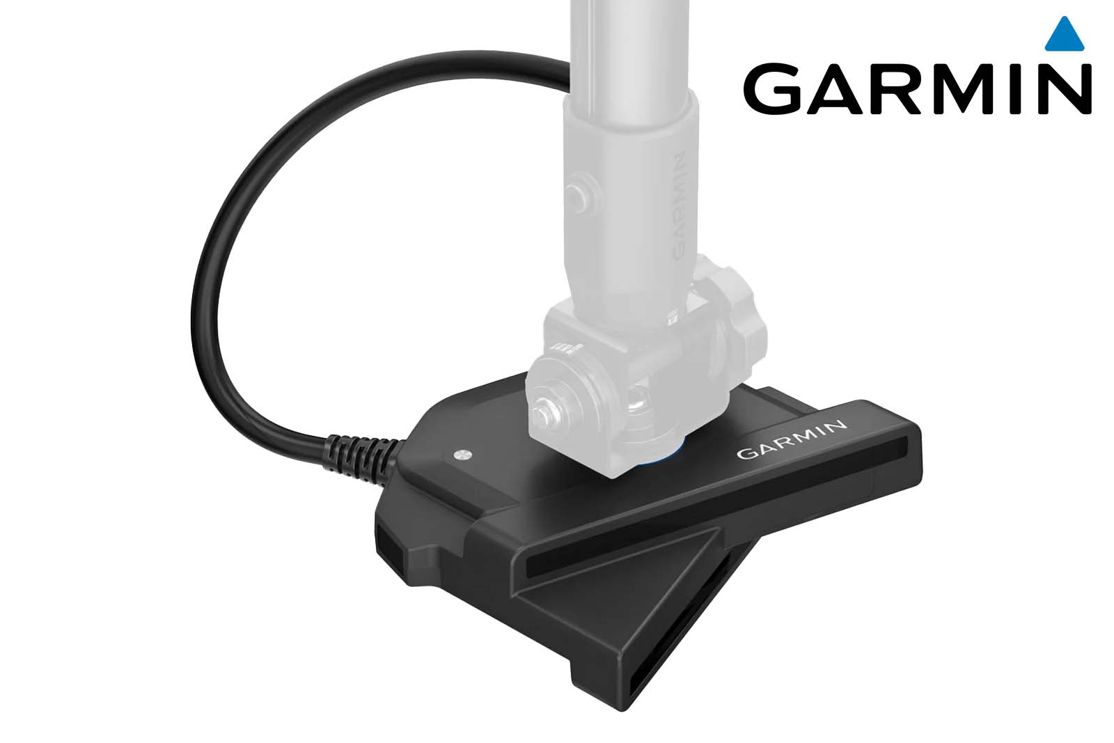 Garmin LiveScope 2 LVS44 Geber an Spy Pole Fuß unten montiert