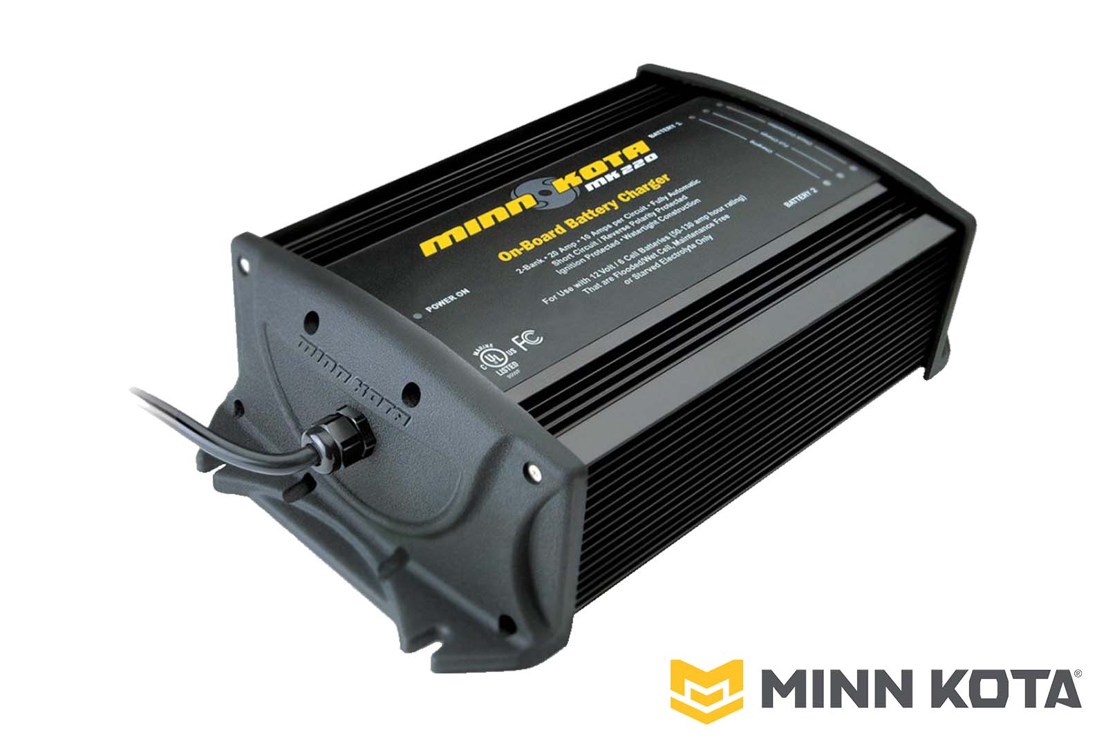 Minn Kota 2-Bank-on-Board-Ladegerät MK220E