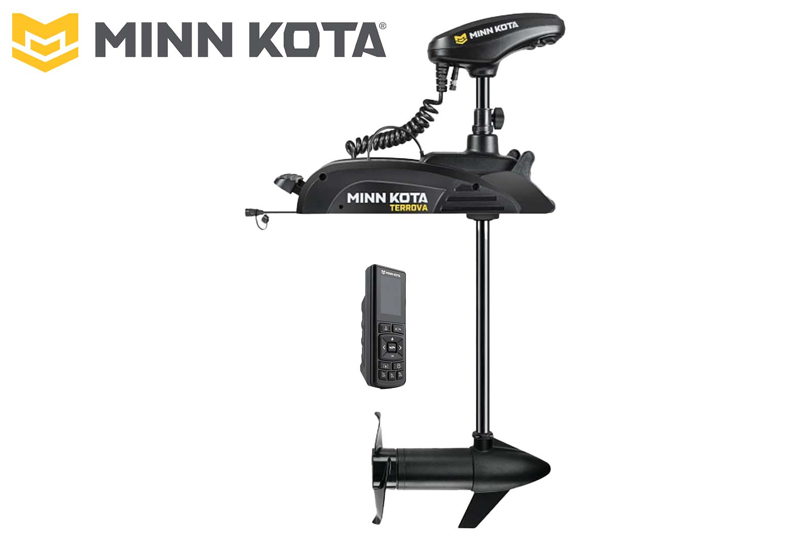 Minn Kota Kayak Terrova Kayak-Motor mit Wireless Remote, Seitenansicht