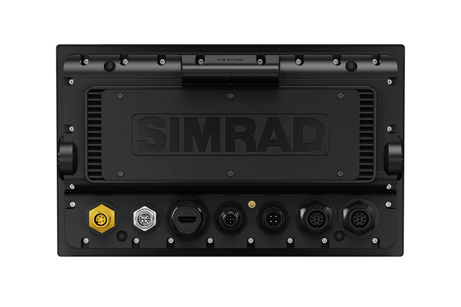 Simrad NSS 4 10-Zoll Echolot und Kartenplotter mit Sonar Geräterückseite