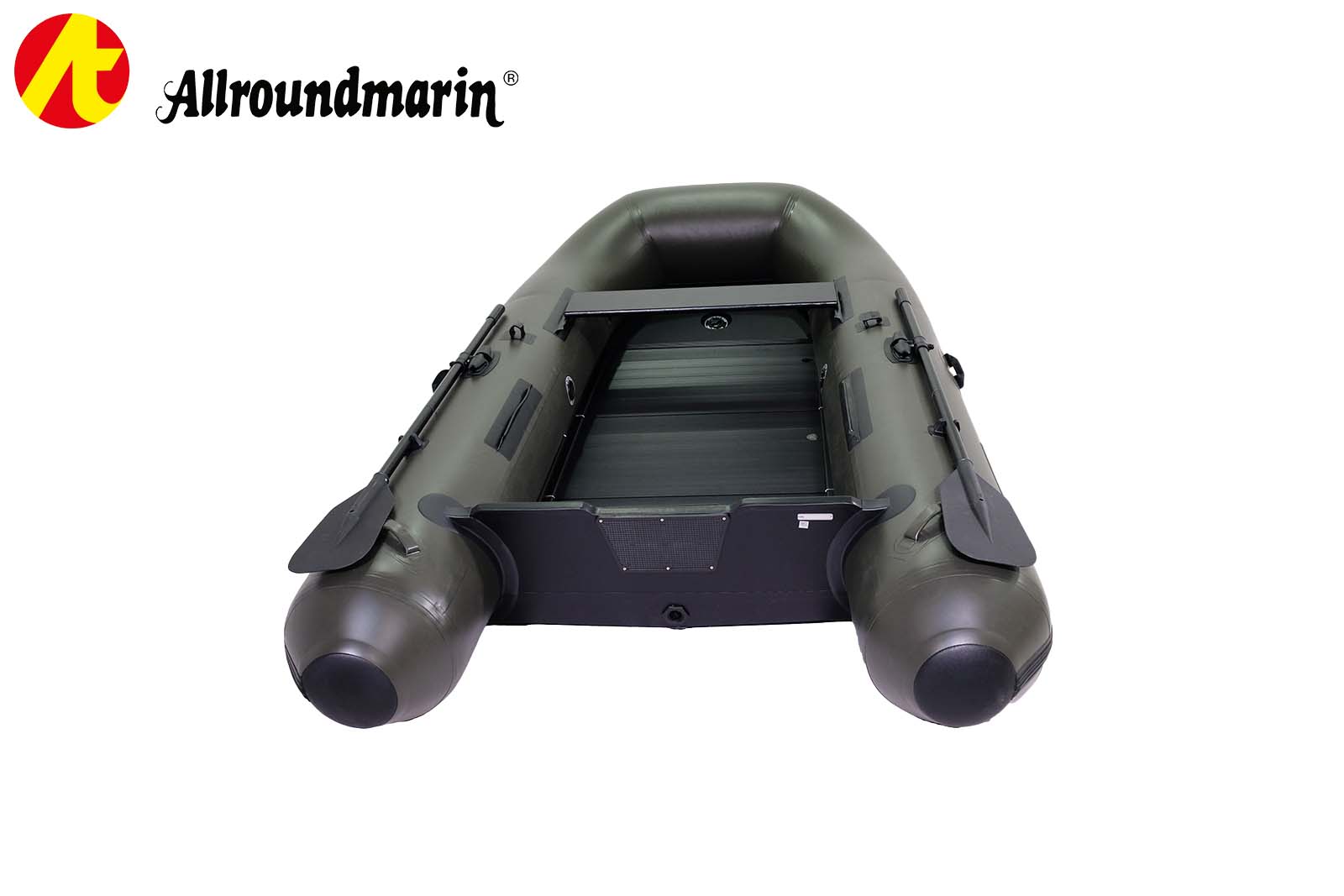 Allroundmarin Scout Schlauchboot 300 mit Aluboden  Heckansicht