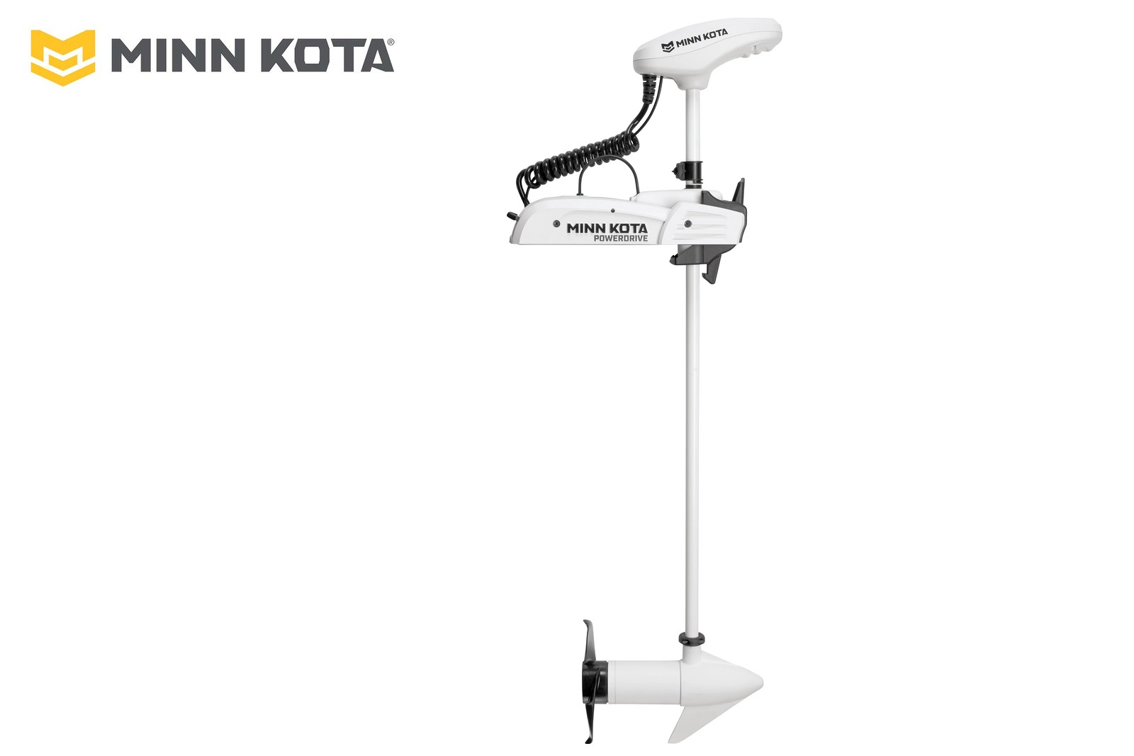 Minn Kota Riptide PowerDrive 2 mit 137 cm Schaft, Seitenansicht mit Micro Remote