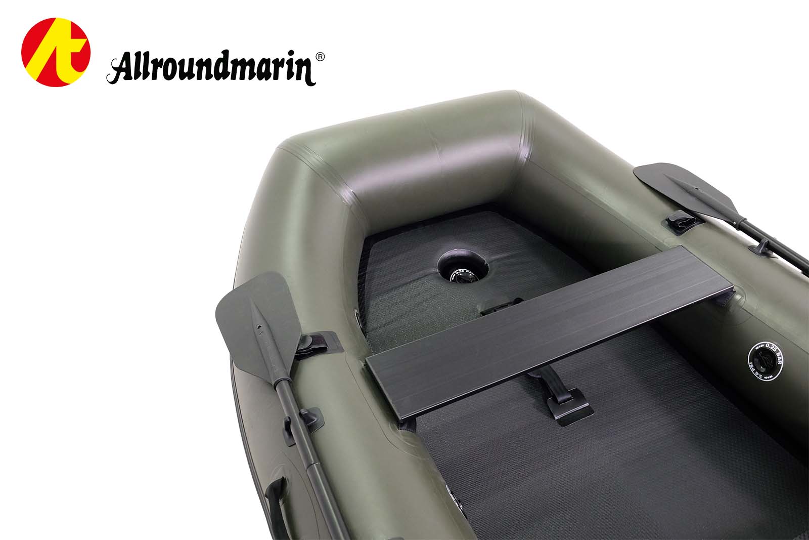 Allroundmarin Xtream Schlauchboot 205 mit Luftboden Detailansicht Bug