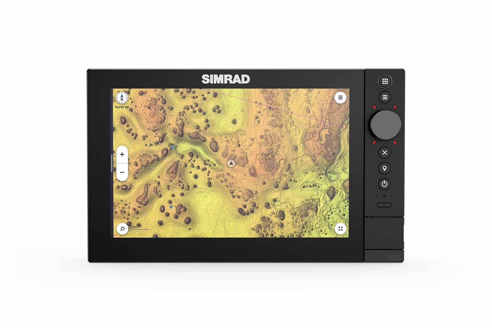 Simrad NSS 4 10-Zoll Kartenplotter ohne Sonar, Frontansicht