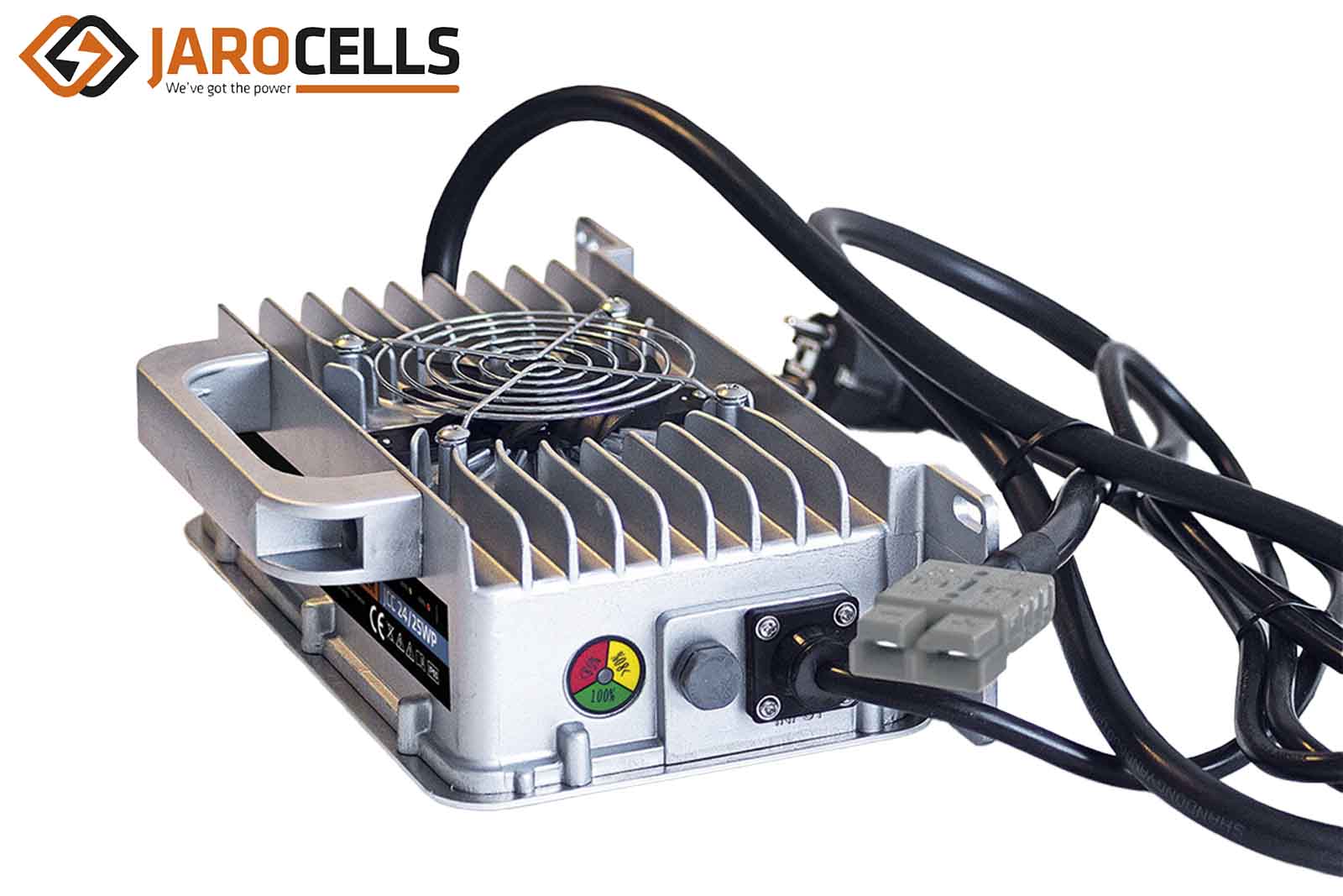 Jarocells LiFePO4 Lithium-Ladegerät, Aluminium, wasserdicht IP65