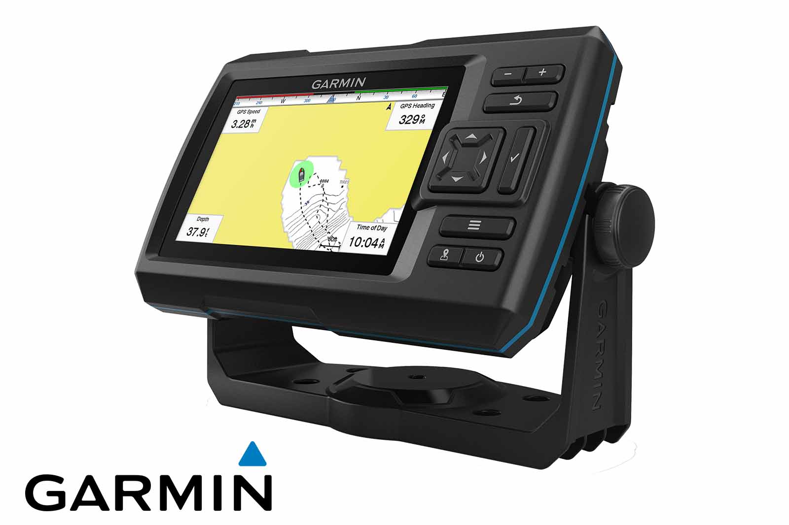 Garmin STRIKER Vivid 5cv Echolot Quick Contours Ansicht links