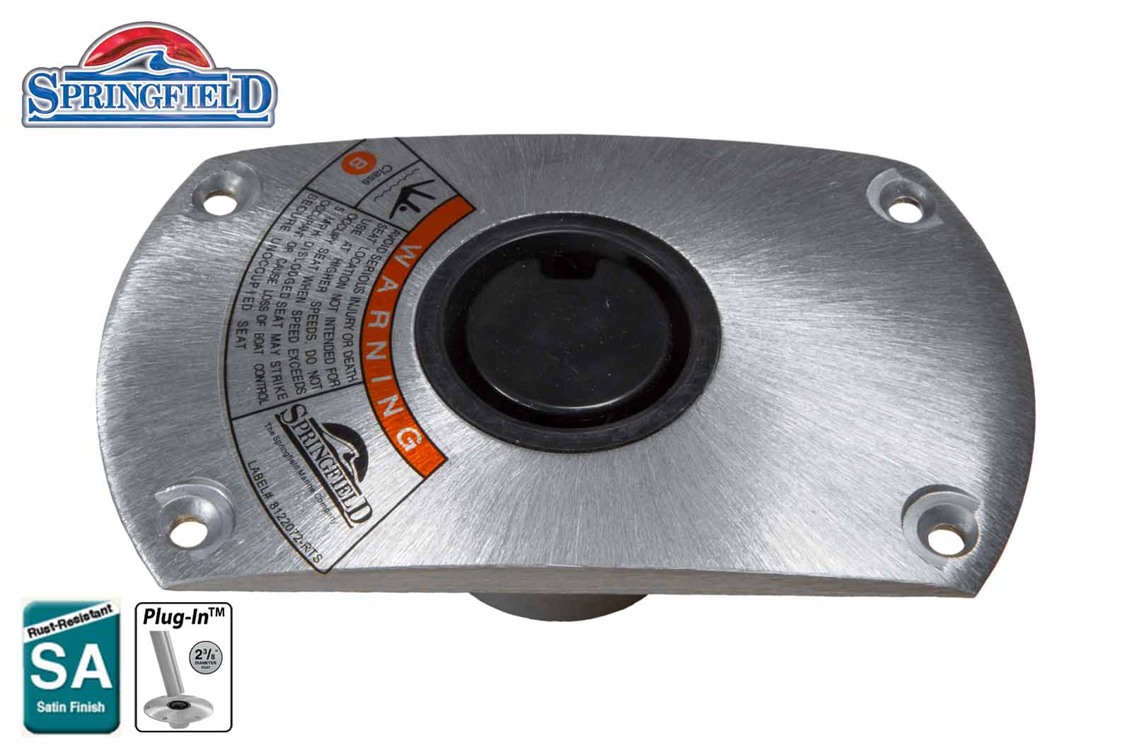 Springfield Marine Einbaubodenplatte beidseitig flach