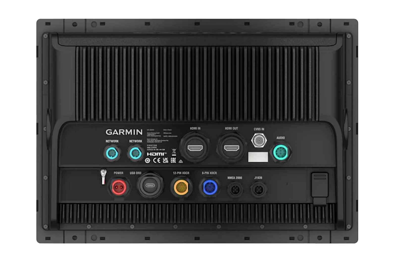 Garmin GPSMAP 9013xsv Echolot Geräterückseite