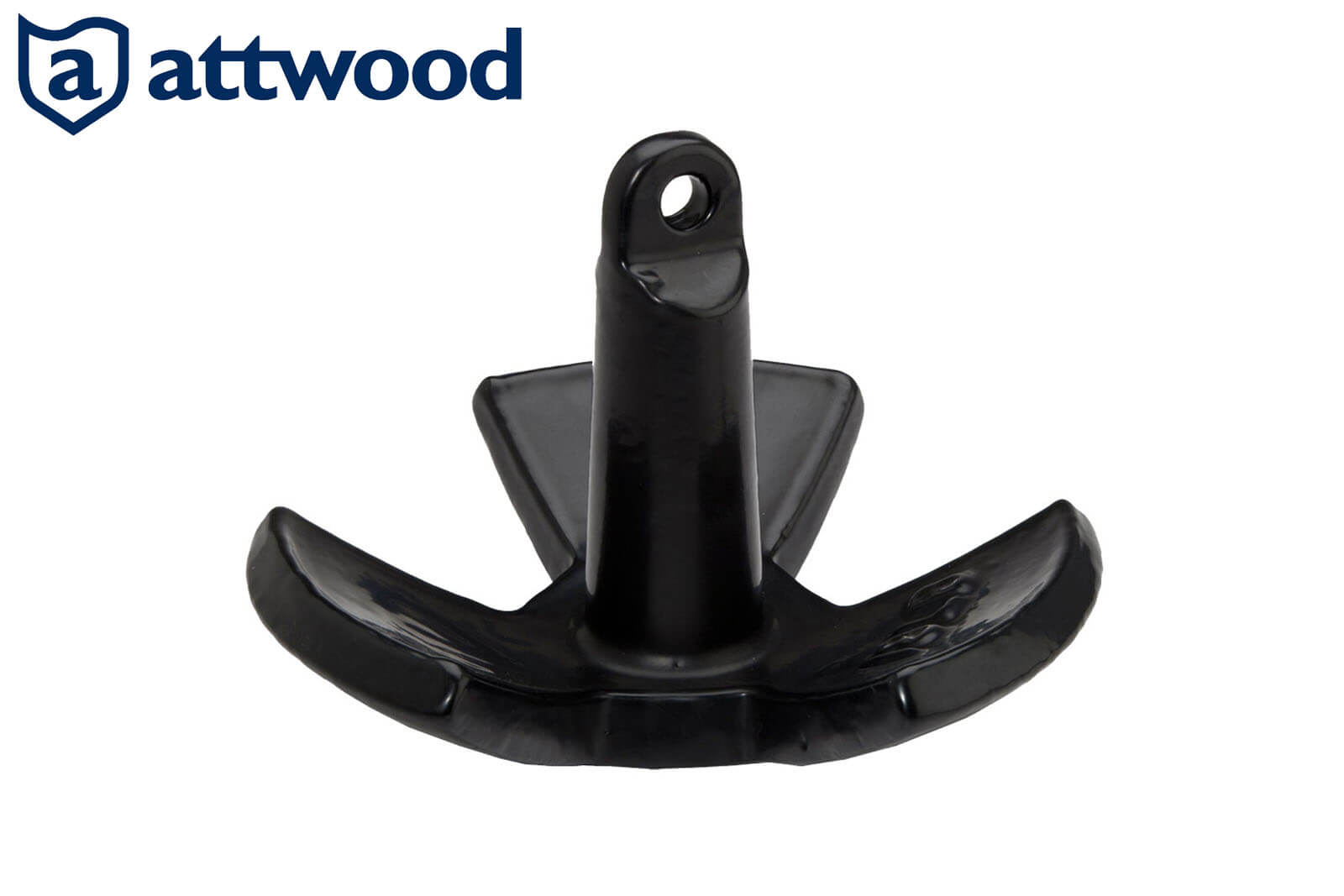 Attwood Flussanker Anker schwarz ummantelt