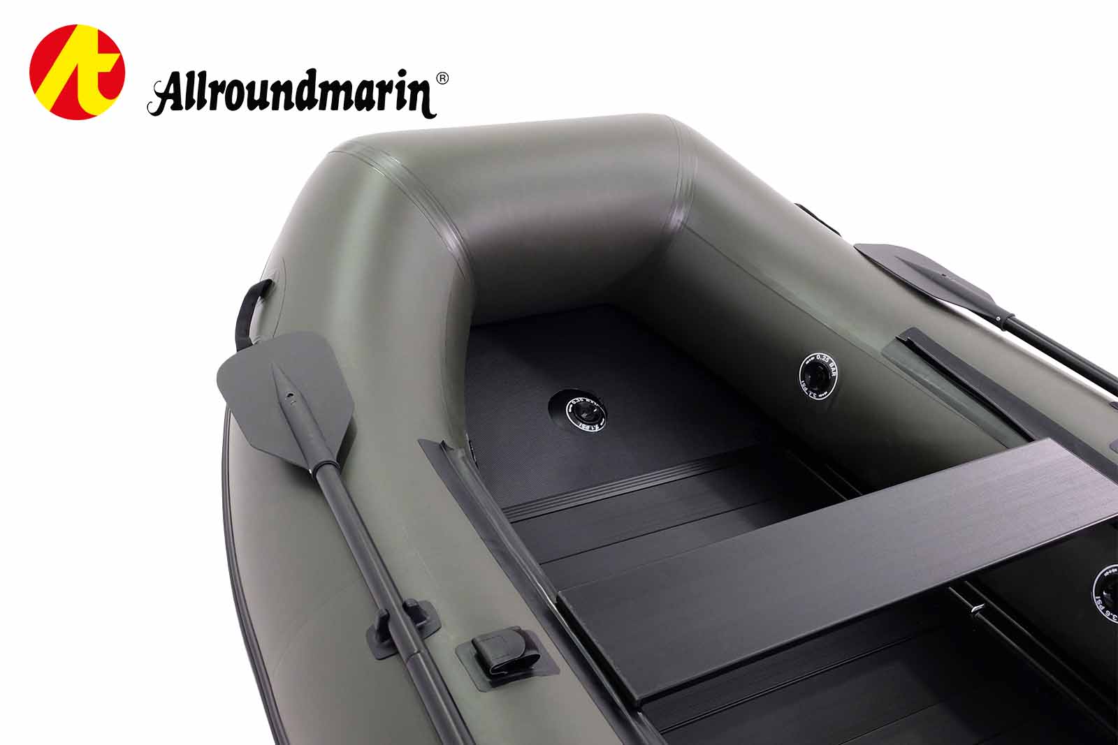 Allroundmarin Xtream Schlauchboot 265 mit Aluboden Bug Detailansicht