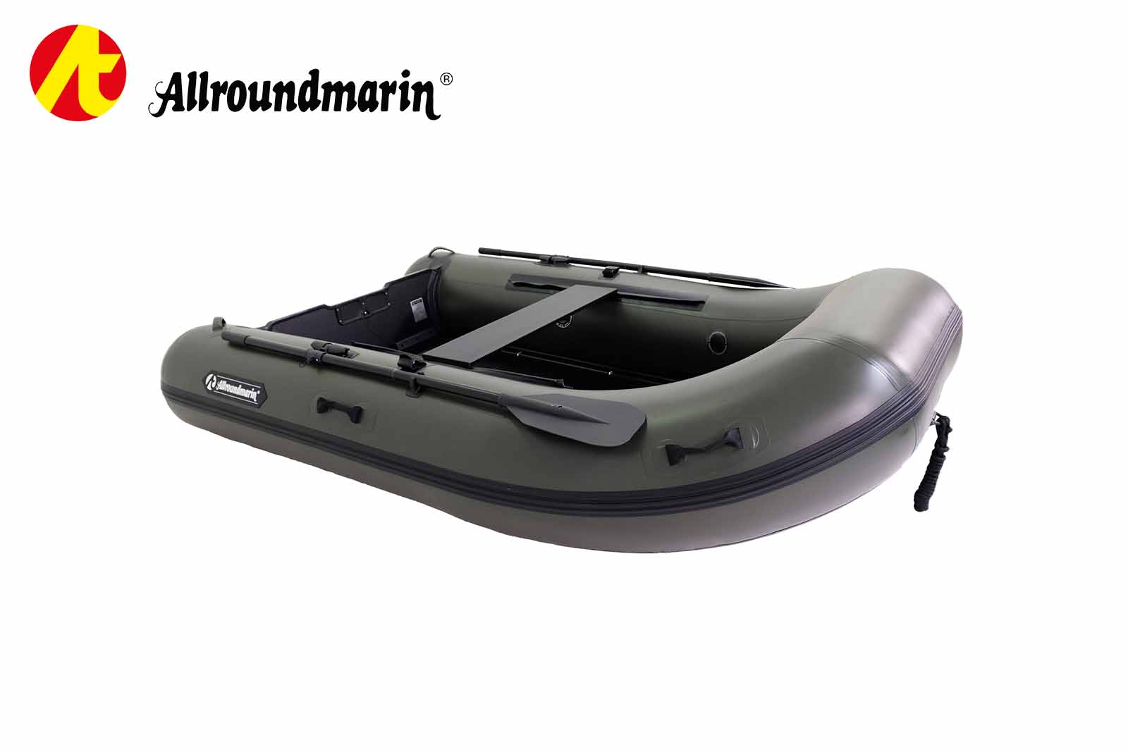 Allroundmarin Xtream Schlauchboot 265 mit Aluboden Seitenansicht, schräg