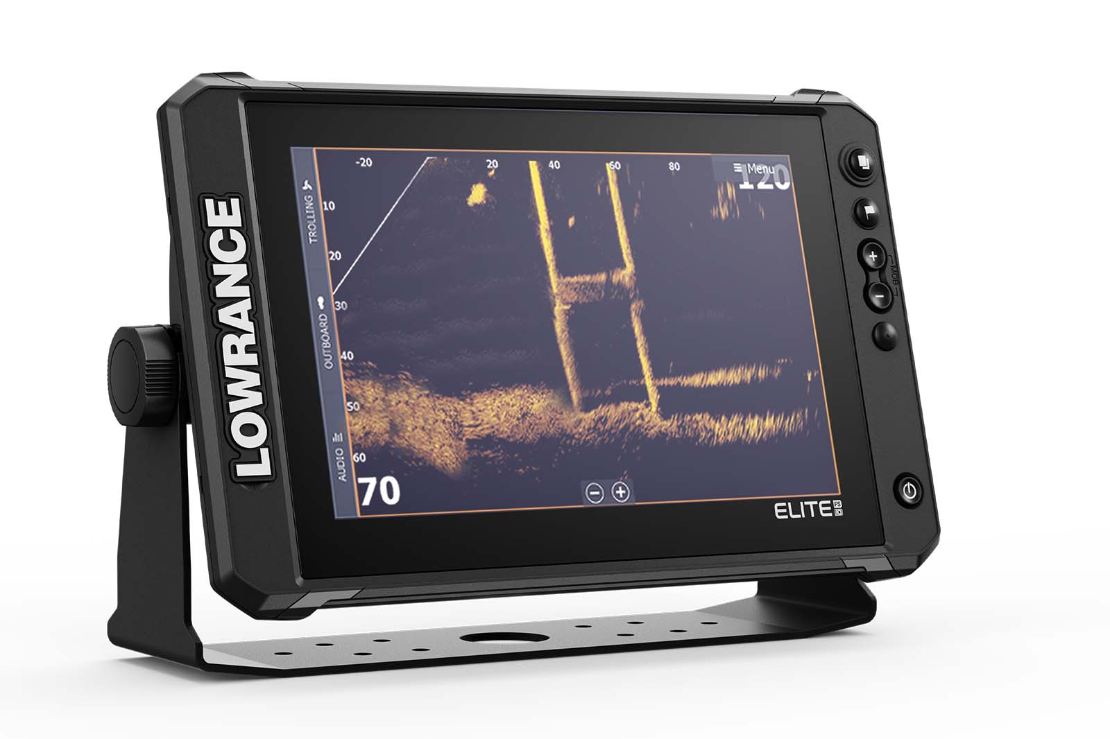 Lowrance Elite FS 10 Echolot Ansicht rechts