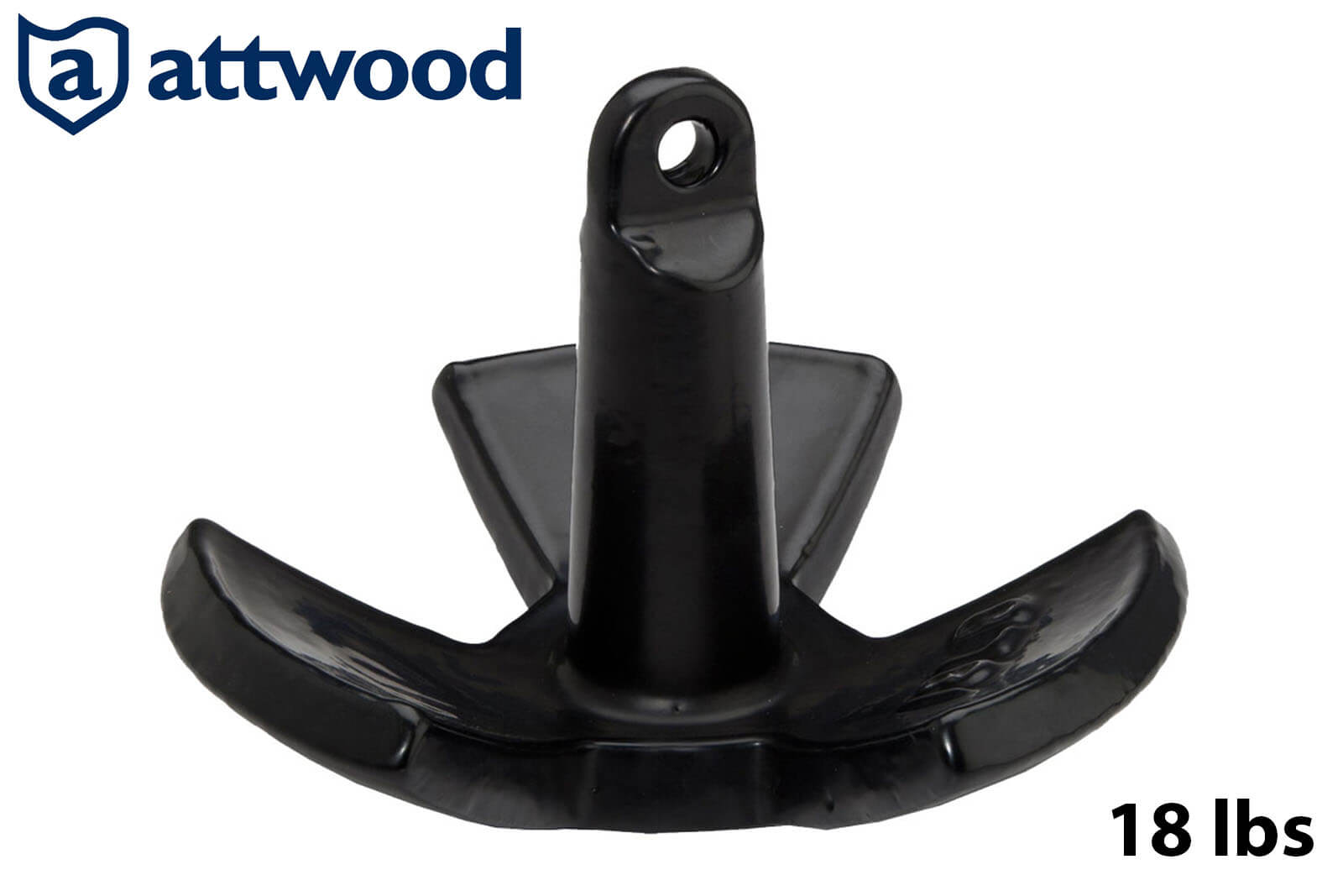 Attwood Flussanker schwarz ummantelt