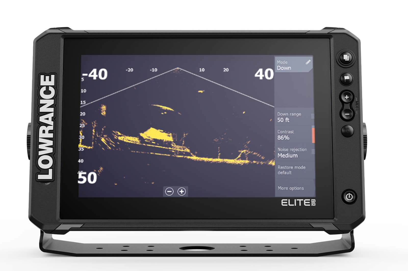 Lowrance Elite FS 10 Echolot Frontansicht