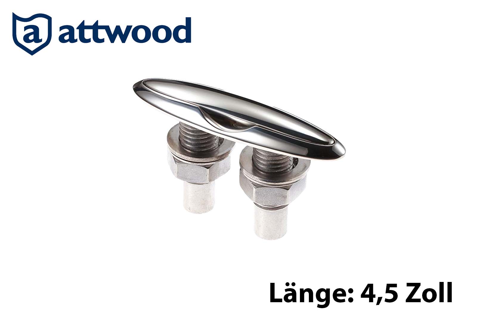 Attwood Neat Cleat ausziehbare Klampe, 4,5 Zoll