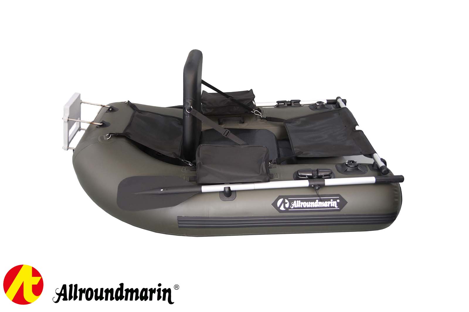 Allroundmarin Belly Boot 170 in Oliv Seitenansicht
