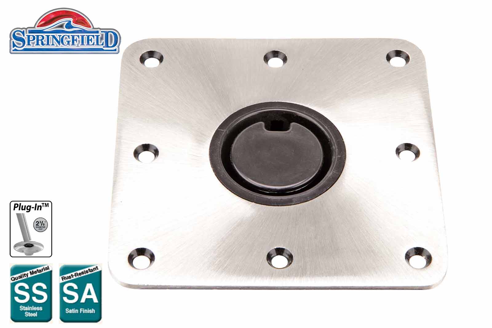 Springfield Marine Einbaubodenplatte quadratisch