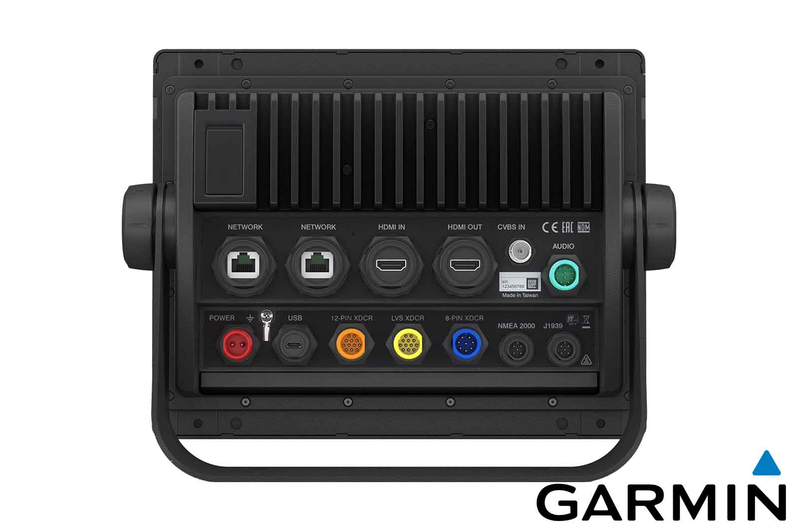 Garmin GPSMAP 8410xsv Echolot und Kartenplotter Geräterückseite