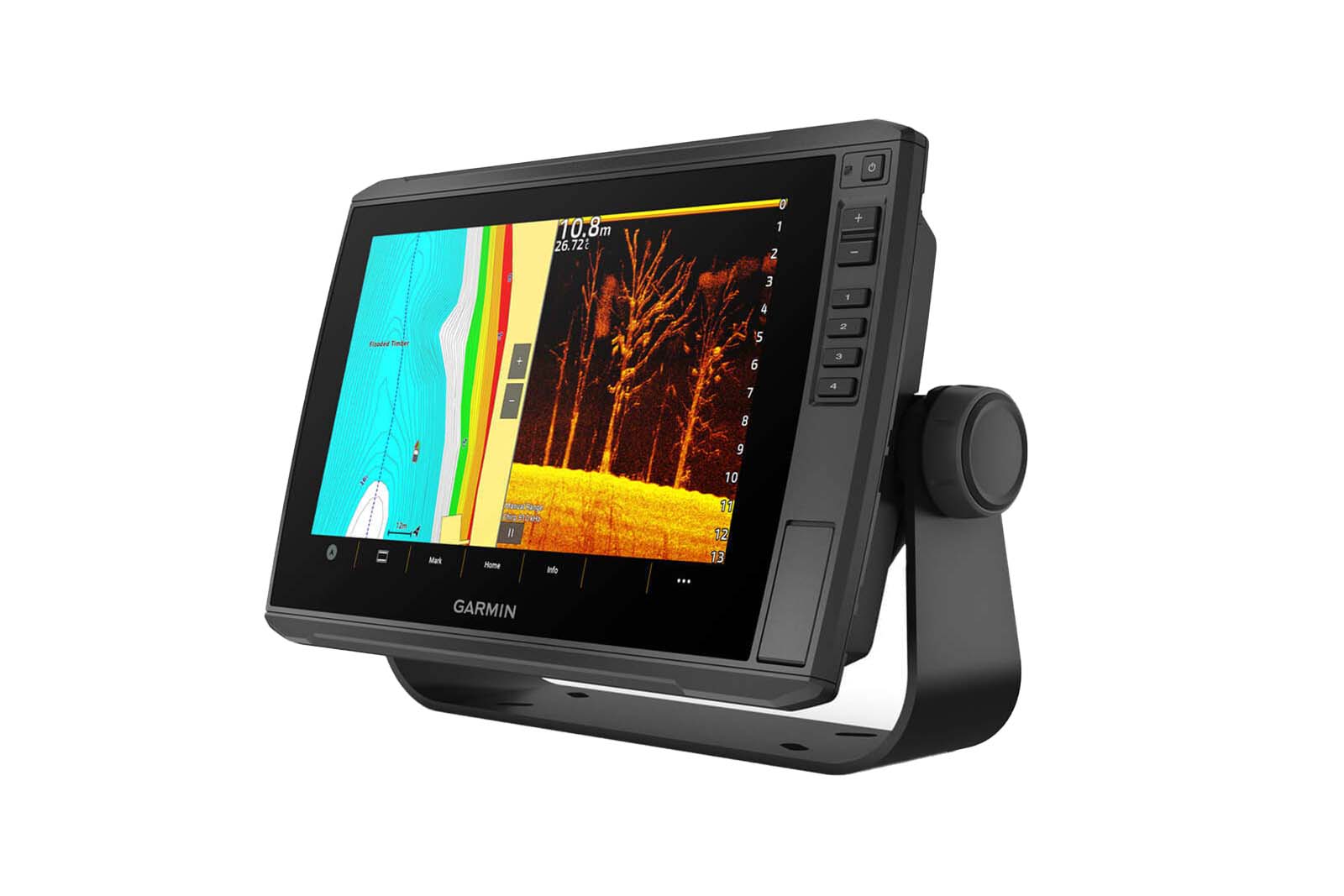 Garmin ECHOMAP Ultra 2 102sv Echolot 10 Zoll Ansicht links