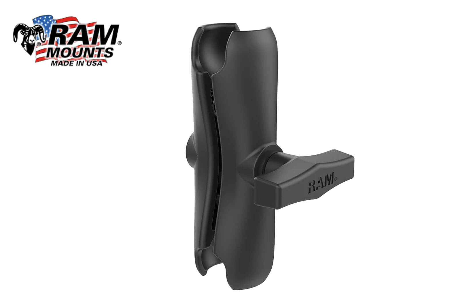 RAM Mount Doppel-Schwingarmhalter mit C-Kugel Detailbild Verbindungsarm