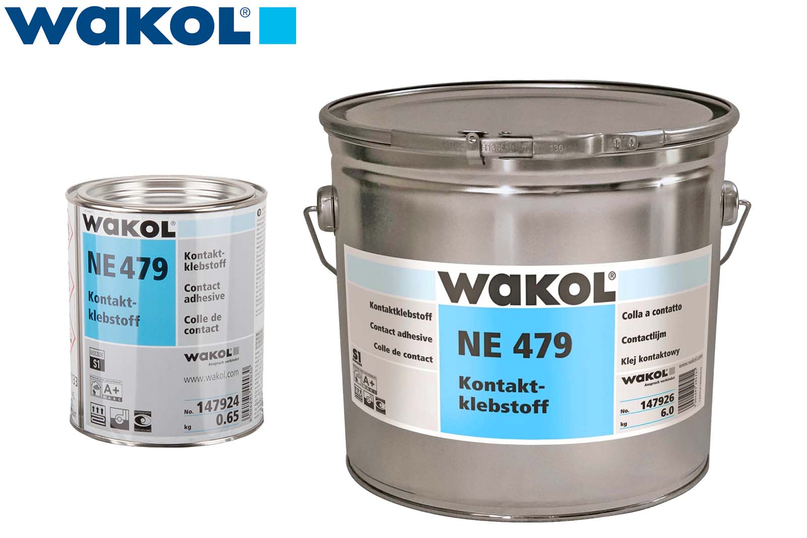 Wakol Klebstoff für Bootsteppich - 0,65 Kg und 6 Kg