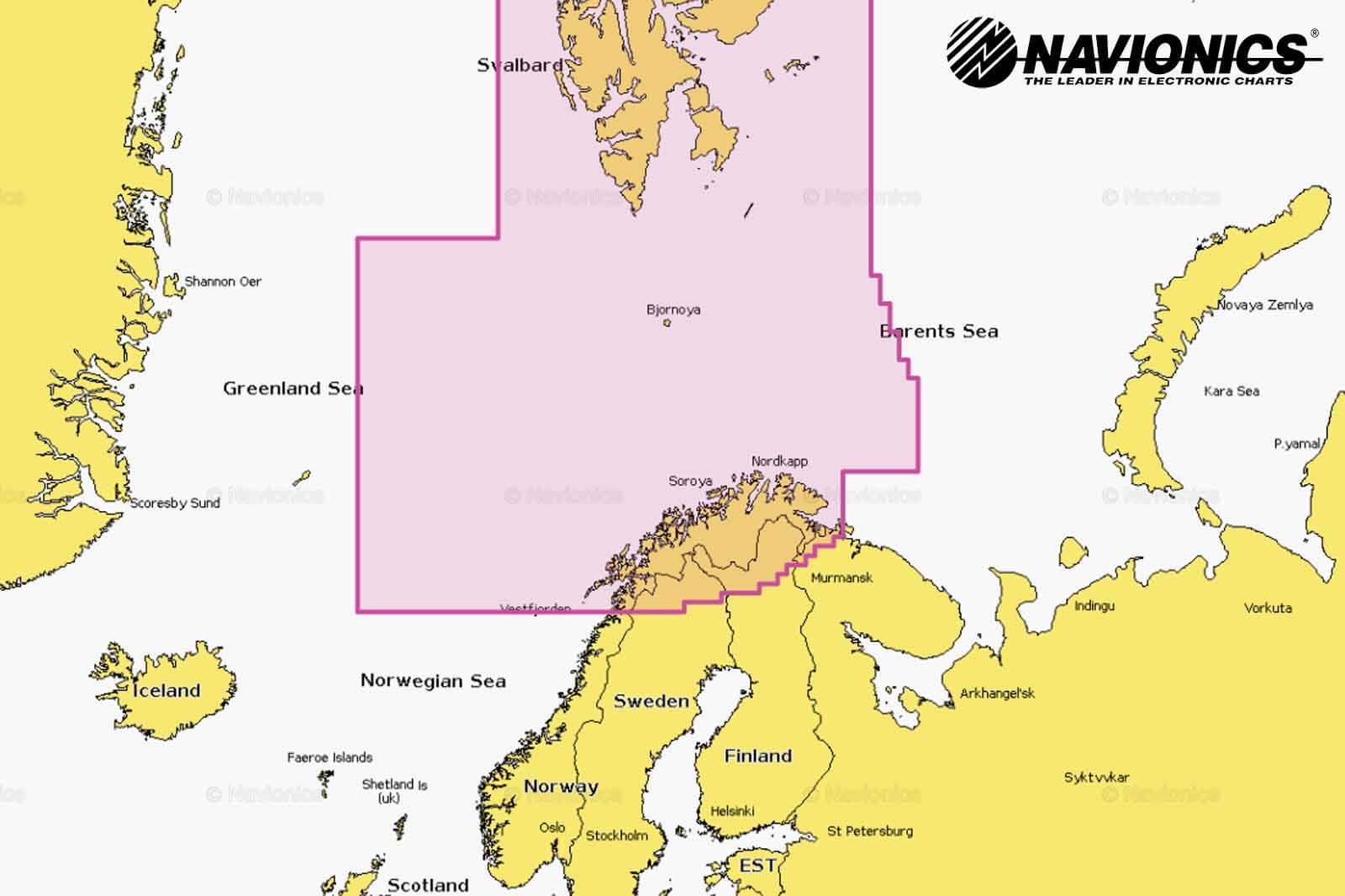 Navionics Platinum Plus Seekarte