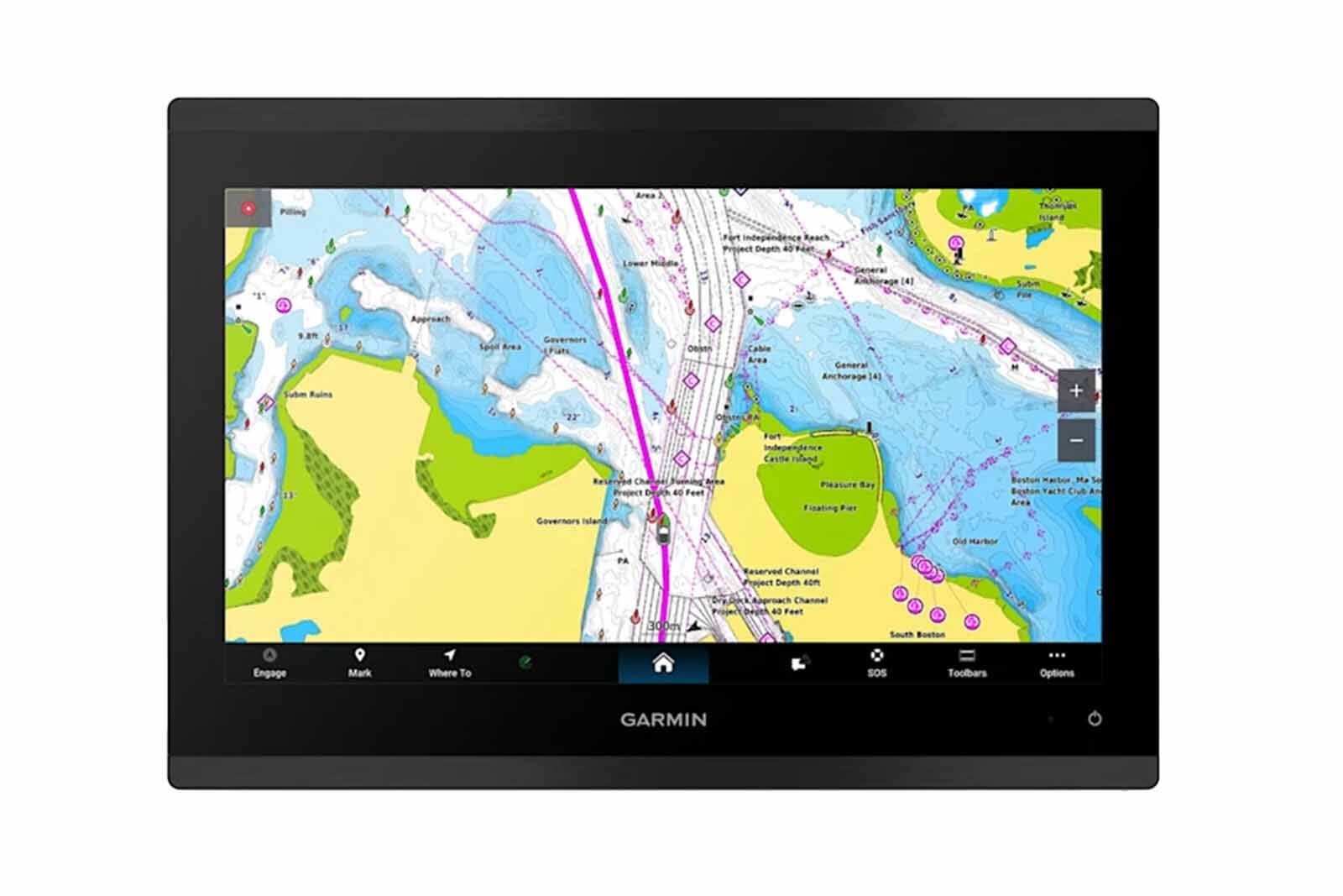Garmin GPSMAP 9013 Kartenplotter ohne Sonar Route Frontansicht