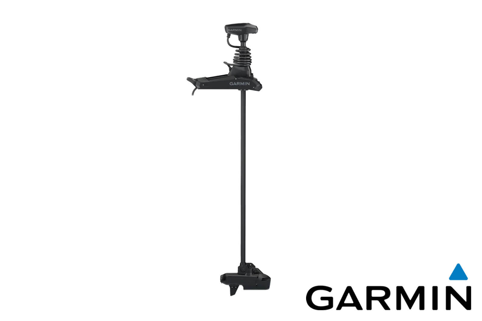 Garmin Force Kraken Elektro-Bootsmotor schwarz, Seitenansicht mit 190 cm Schaftlänge