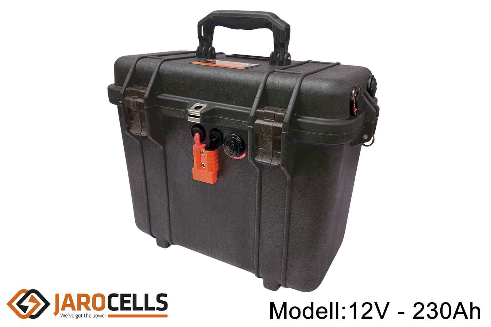 Jarocells Portable Lithium-Ionen-Batterie mit Bluetooth Batteriecomputer