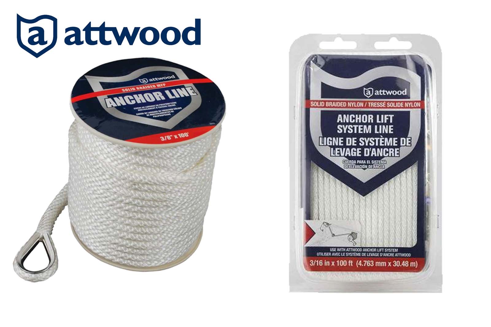 Attwood Ankerleine mit Kausch