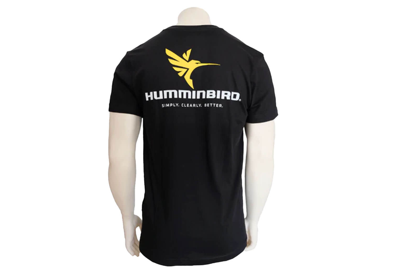 Humminbird T-Shirt, schwarz mit Logoaufdruck, Rückseite