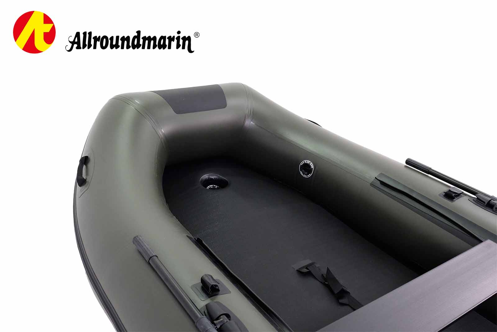 Allroundmarin Xtream Schlauchboot 305 mit Luftboden Bug Detailansicht