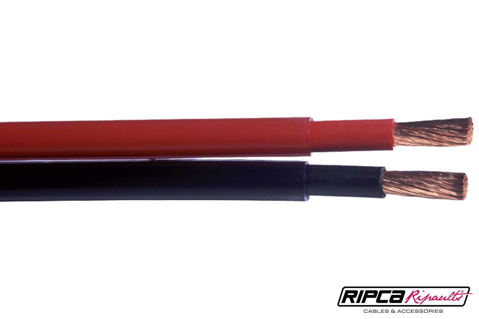 Ripca Batterie Twinflex schwarz und rot
