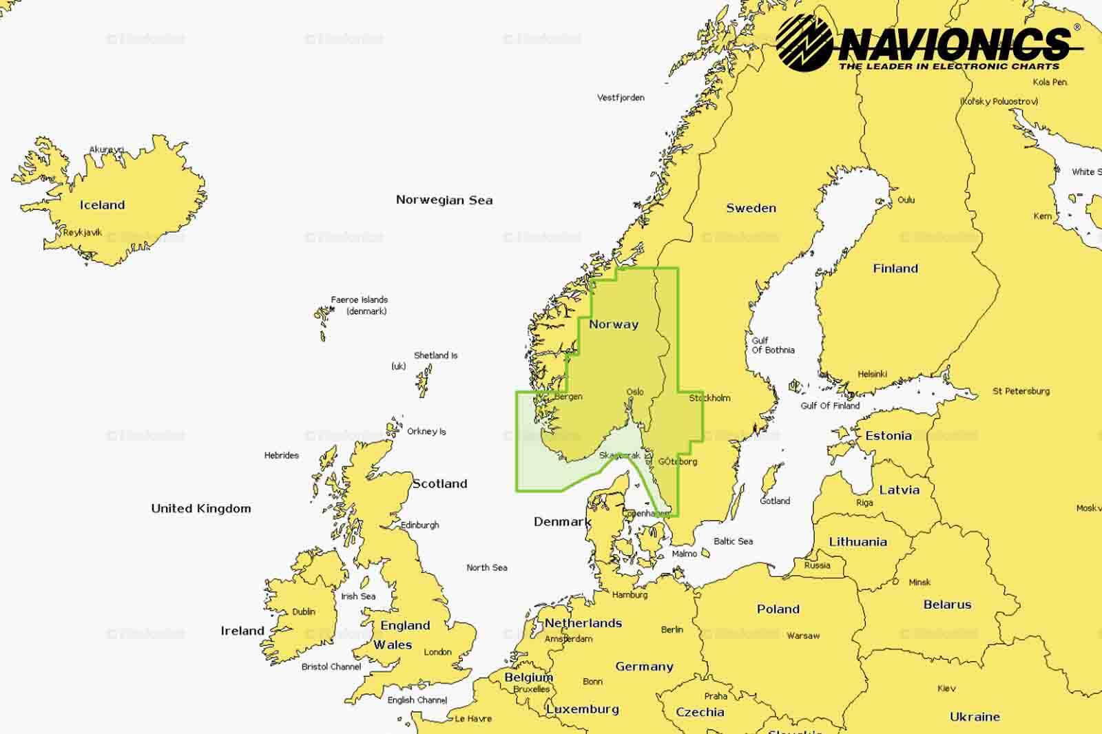 Navionics Platinum Plus Seekarte