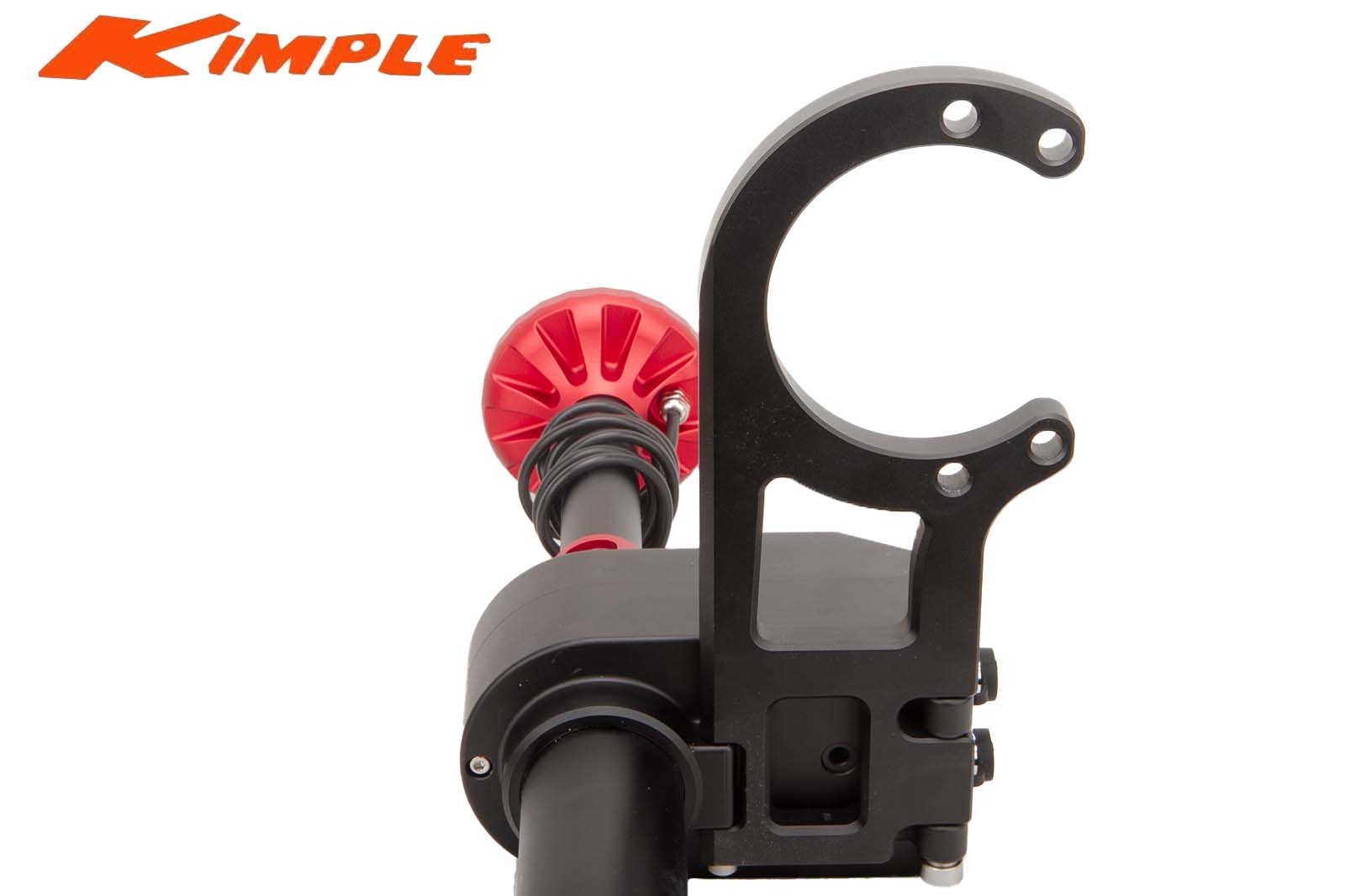 Kimple Foot Controlled Transducer Mount für Lowrance Ghost von unten
