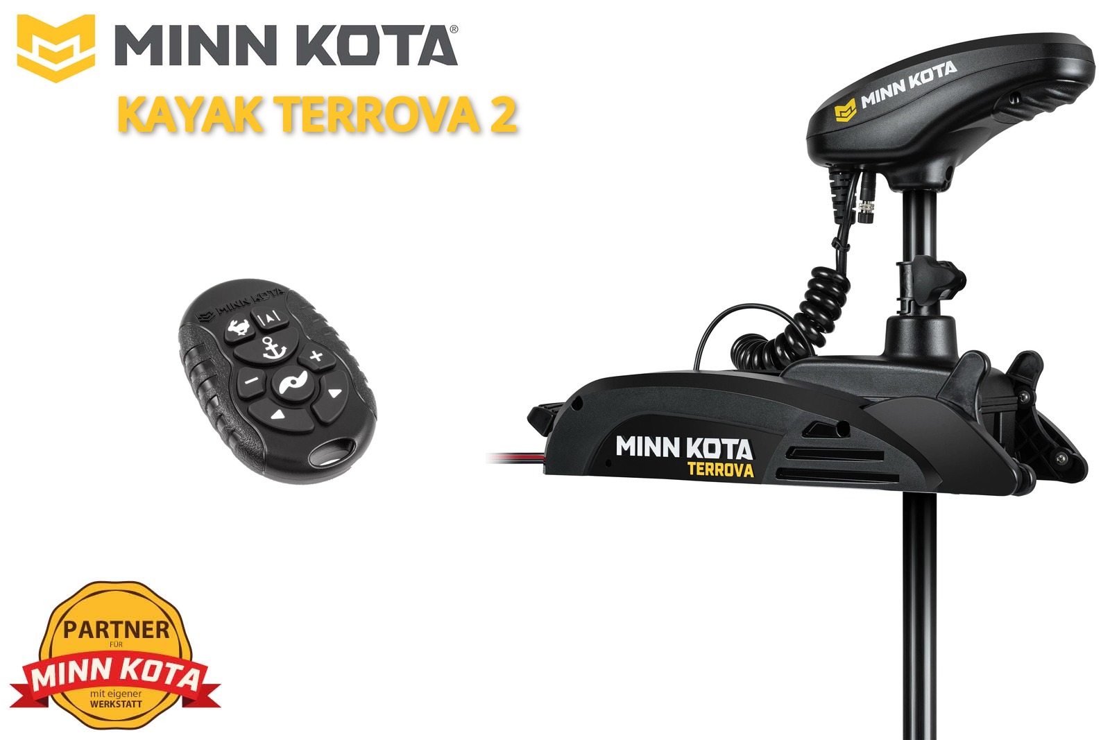 Minn Kota Kayak Terrova 2 Kajak-Motor mit Micro Remote